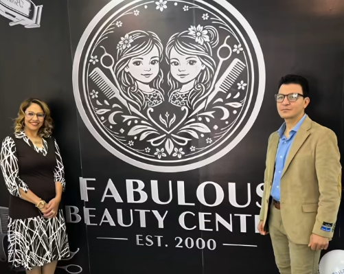 Hany and Sherine, owners of Fabulous Hair Salon